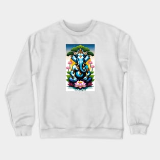 Ganesh and the tree of life Crewneck Sweatshirt